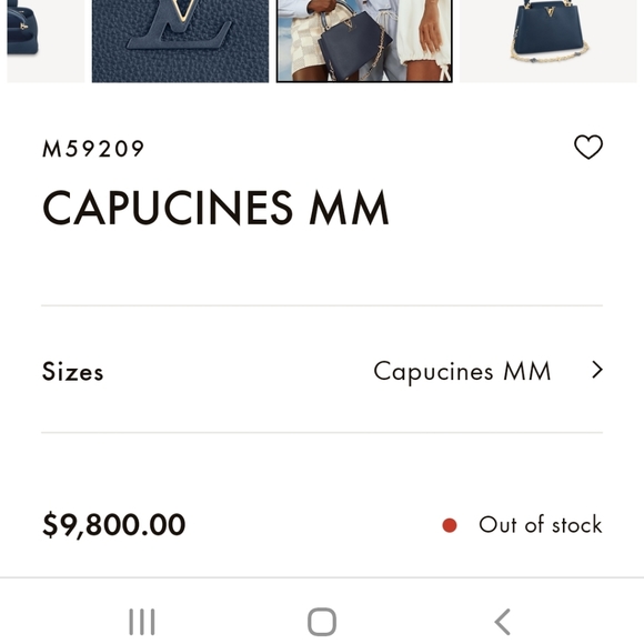 * SOLD *  Louis Vuitton Capucines MM - retail $9800 - new - Picture 14 of 14